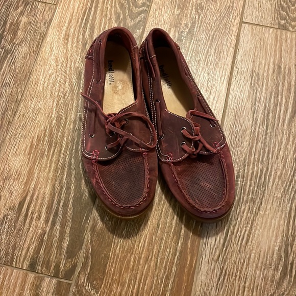 Bed Stu Shoes - Bed Stu burgundy leather loafers 10